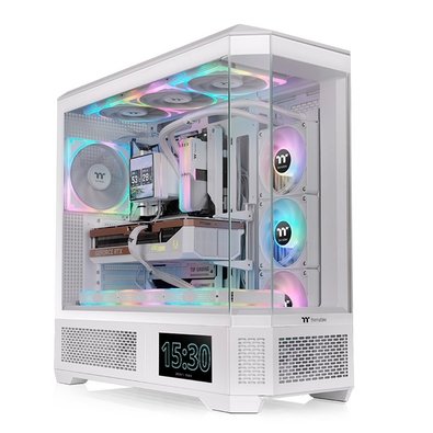 Gabinete Gamer Thermaltake View 600 TG, Full-Tower, 4x Painéis de Vidro, Snow - CA-11H-00F6WN-00