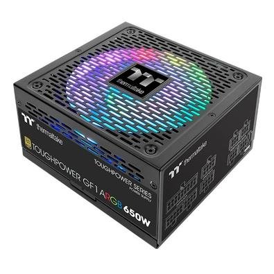 Fonte Thermaltake TT Toughpower GF1 ARGB Fully, 650W, 80 Plus Gold, Modular - PS-TPD-0650F3FAGB-1