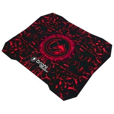 Mousepad Gamer Bright, Médio (270x240mm), Vermelho - 0583