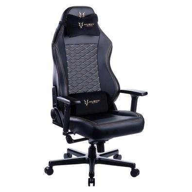 Cadeira Gamer Husky Gaming Blizzard 900, Preto e Amarelo, Com Almofadas, Reclinável com Sistema Frog, Descanso de Braço 3D - HGMA090