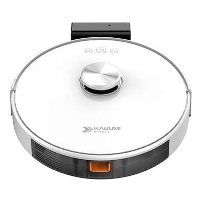 Robô Aspirador de Pó KaBuM! Smart 700, Branco, Mapeamento IR 360º, Controle via Aplicativo, Google Assistant e Alexa - KBSF006