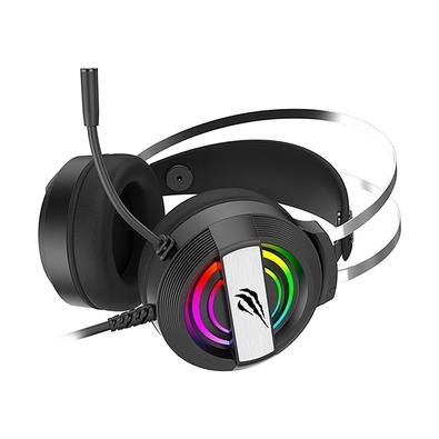 Headset Gamer Havit RGB, Conexão 3.5mm e USB, Driver 50mm, Preto- HV-H2026D