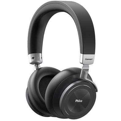 Fone de Ouvido Sem Fio Philco PFO05BTSG, Bluetooth 5.0, Cancelamento de Ruído, Drivers 40mm, P2, USB, Preto - 56605015