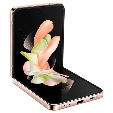 Smartphone Samsung Galaxy Z Flip 4, 5G, 128GB, 8GB RAM, Câmera Dupla 12MP, Tela Dobrável de 6.7, Rosé - SM-F721BZDJZTO