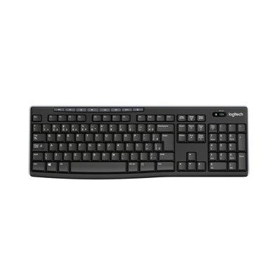 Teclado Sem Fio Logitech K270 com Teclas de Mídia de Fácil Acesso, Conexão Usb, Pilhas Inclusas e Layout Abnt2 - 920-004427