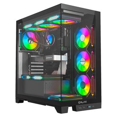 Gabinete Galax Alpha Black, Mid Tower, ...