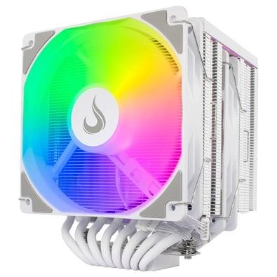 Air Cooler Gamer Rise Mode Storm 8 White, ARGB, Intel/AMD, 120mm, Branco - RM-ACST-ARGB-W