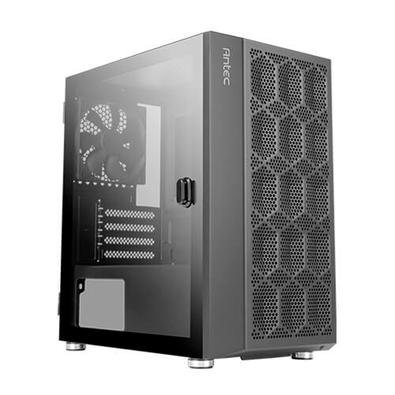 Gabinete Gamer Antec NX200M, Mini Tower, M-ATX Lateral em Vidro Temperado, 3 Coolers Fans RGB, Preto - NX200M