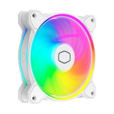 Ventoinha Cooler Master Masterfan MF120 halo 2, 120mm, ARGB, Branco - MFL-B2DW-21NP2-R2