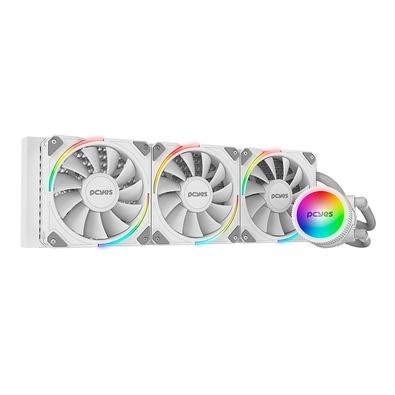 Water Cooler PCYes Sangue Frio 3, ARGB, 360mm, AMD e Intel, Branco - ARGBSF3360WGBR