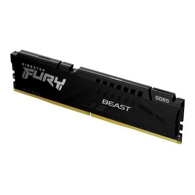 Memória Kingston Fury Beast XMP, 16GB, 6000MT/s, DDR5, CL30, DIMM, Preto - KF560C30BB-16
