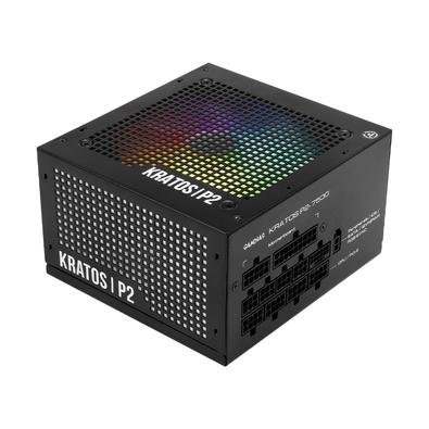 Fonte Gamdias Kratos P2 750, 750W, ARGB, 80 Plus Gold, Sem Cabo, Preto - KRATOS P2-750G L.A