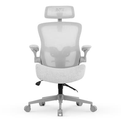 Cadeira Office DT3 Vita Super H, Até 110Kg, Com Apoio de Cabeça, Cinza - 14392-9