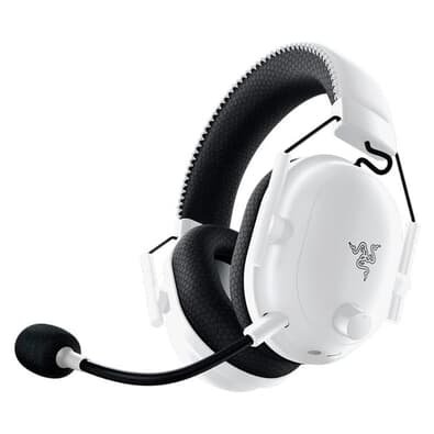Headset Gamer Sem Fio Razer BlackShark V2 Pro PlayStation Licensed, Console Esports, NASA + AP Packaging, Branco - RZ0404530600R3