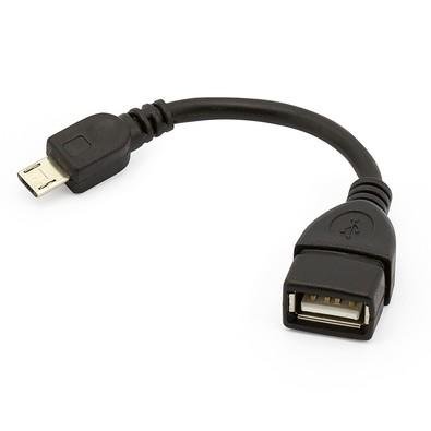 Adaptador Micro USB para USB A Fêmea MD9 OTG - 7496