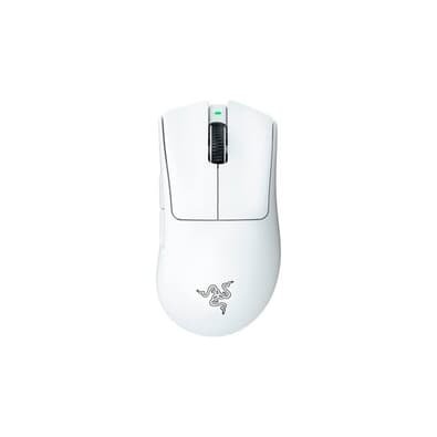 Mouse Gamer Sem Fio Razer DeathAdder V3 Pro, Ergonômico, Branco - RZ0104630200