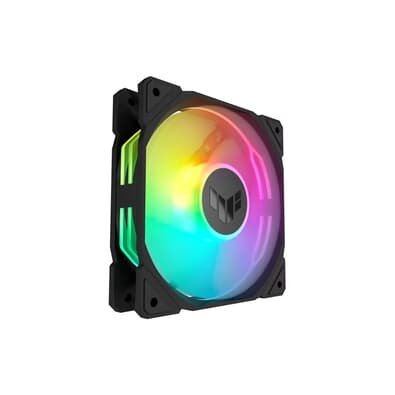 Ventoinha ASUS TUF Gaming TR120, 120mm, Led ARGB, Preto - 90DA0090-B00000