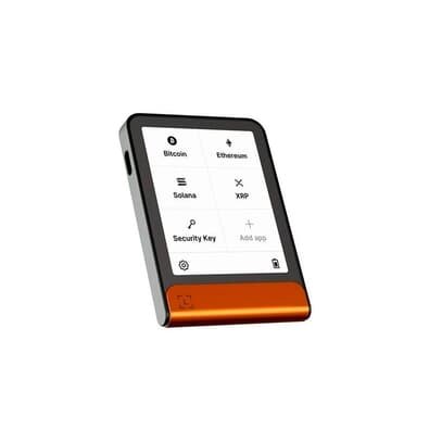 Carteira para Criptomoedas Ledger Flex, Laranja - FLEX-ORABTC-ENFRES