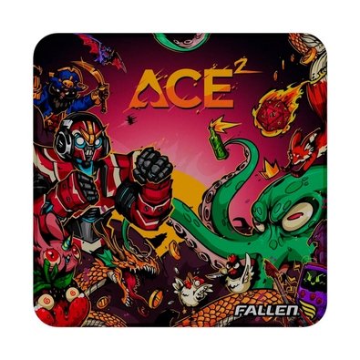 Mousepad Gamer Fallen Ace2 Control, Grande, 45 x 45 cm - MP-FN-AC2-CO-GR
