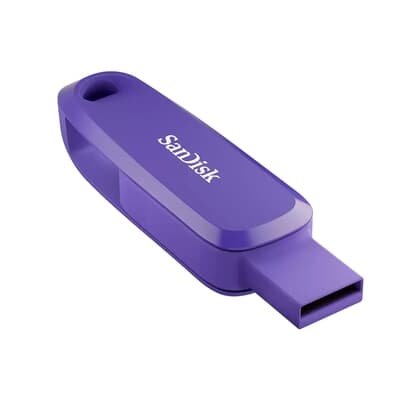 Pen Drive SanDisk 64GB, Tipo C e Tipo A, Roxo - SDDDC6-064G-G46PO