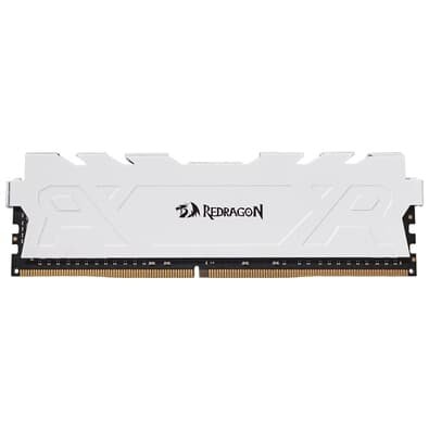 Memória RAM Redragon Rage, 8GB, 3200MHz, DDR4, CL16, Branco - GM-711