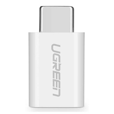 Adaptador Ugreen, USB-C para Micro USB, Branco - UG-30154