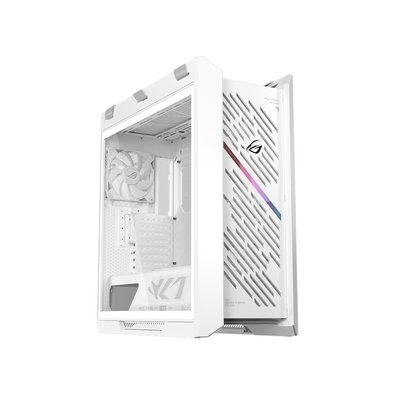 Gabinete Gamer ASUS ROG STRIX HELIOS II GX601S, Mid Tower, E-ATX, Lateral em vidro, Branco - 90DC00W3-B39000