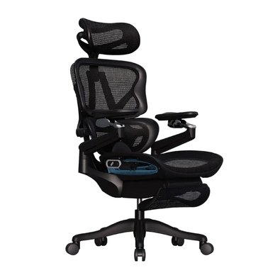 Cadeira Office Elements EOS, Até 120kg, Reclinável, Malha, Preta - 72124