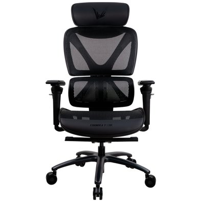 Cadeira Ergonômica Formula V Ergolux 6, Malha Ventilada, Apoio Lombar Regulável, Preto - ERGLX6-BK