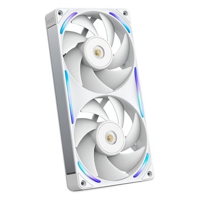 Ventoinha NZXT F240X Performance, 120mm, PWM, RGB, 2x Single-Frame, Branco - RF-U24PN-W1