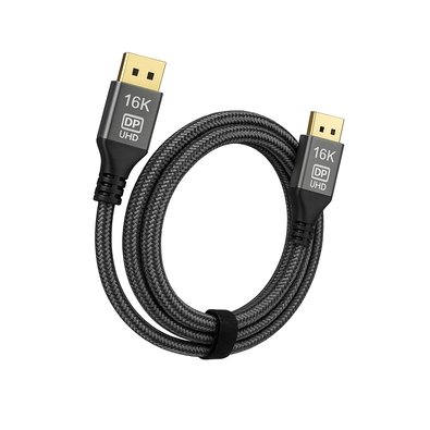 Cabo DisplayPort Storm Tech, 2.1, 16K 60Hz, Plugs de Metal, 2 Metros, Preto - CBDP0013