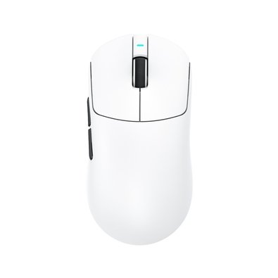 Mouse Gamer Sem Fio Attack Shark X8PRO, 40000 DPI, Sensor PAW3395PRO, Switch Omron, 8K, Tri-Mode, White - X8 PRO White