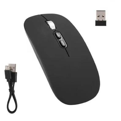 Mouse Sem Fio Wireless Bateria Recarreg Vel Clique Silencioso E