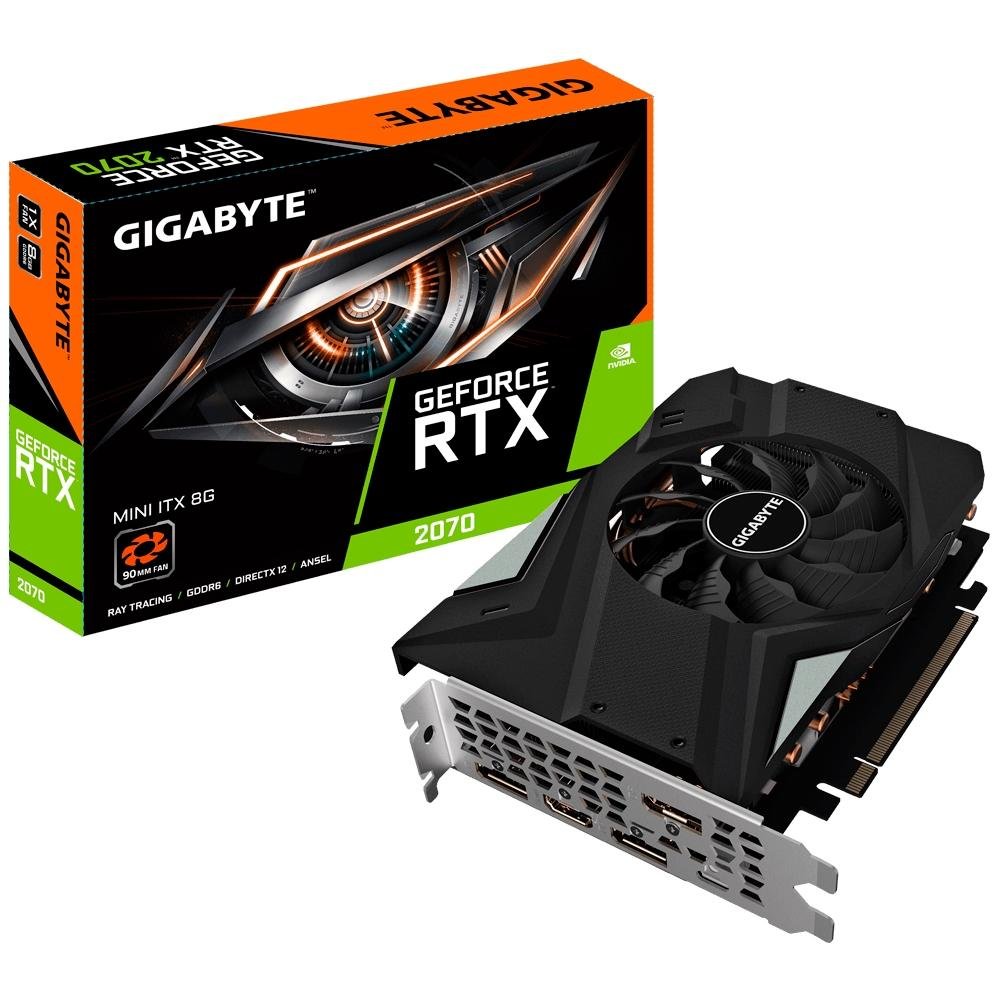【インシャフモハメド】GIGABYTE GeForce RTX 2070 Placa de Vídeo Gigabyte NVIDIA GeForce RTX 2070 Mini| KaBuM!