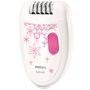 Depilador Philips Satinelle, Branco e Rosa, Bivolt - HP6419/30