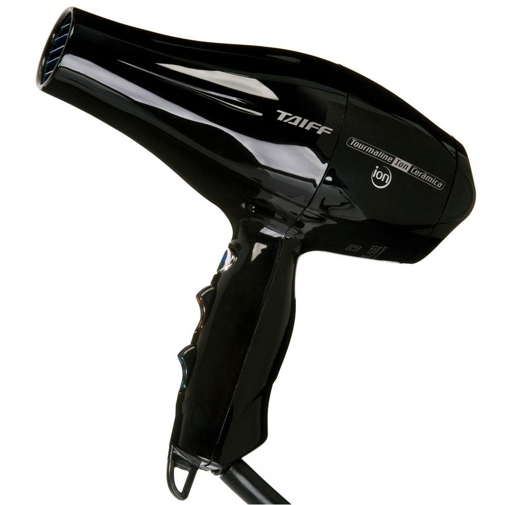 Secador Taiff Tourmaline Íon Cerâmica, 2000W, Preto, 110V - 170 Secador Taiff Tourmaline Íon Cerâmica, 2000W, Preto, 110V - 170