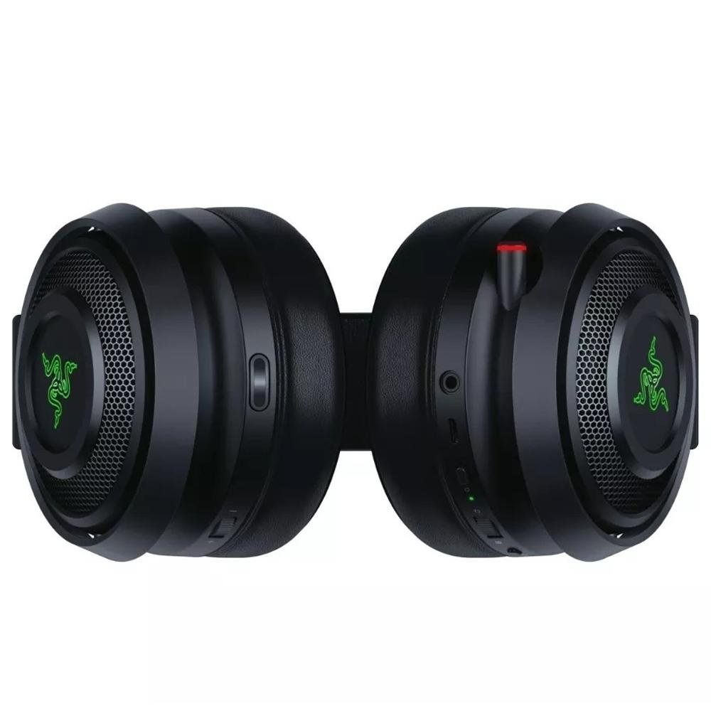 Headset Gamer Sem Fio Razer Nari Ultimate Wireless, Chroma, Som Surround 7.1, Drivers 50mm, PS4 e PC - RZ04-02670100-R3U1