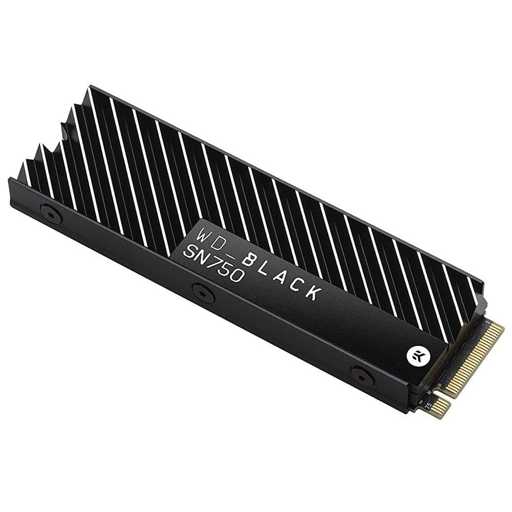SSD WD Black SN750 Heatsink, 1TB, M.2 NVMe | KaBuM!
