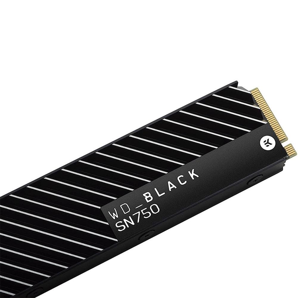 SSD WD Black SN750 Heatsink, 1TB, M.2 NVMe | KaBuM!