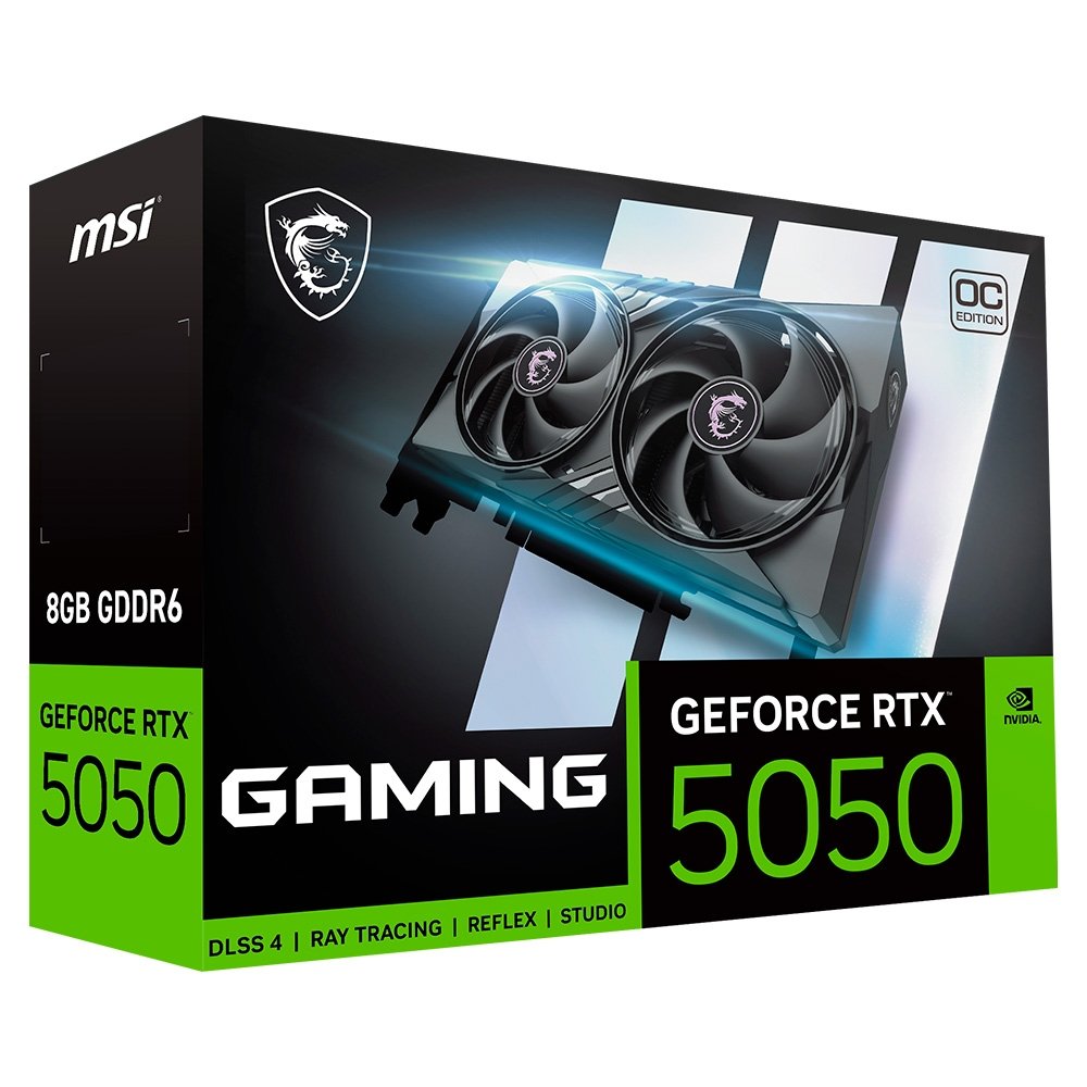 グラフィックボード・グラボ・ビデオカード MSI GeForce RTX 5050 8GB GDDR6 RTX 5050 MSI Gaming OC 8GB GDDR6 | KaBuM!