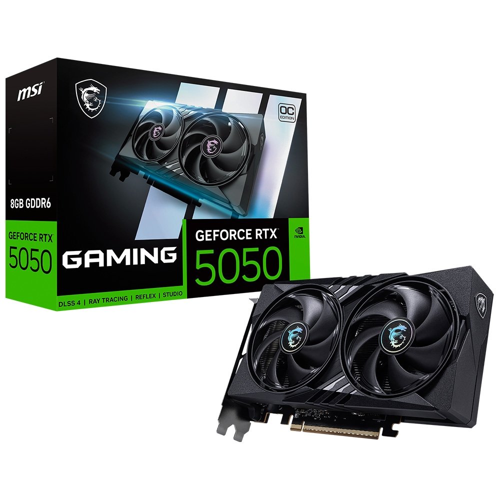 グラフィックボード・グラボ・ビデオカード MSI GeForce RTX 5050 8GB GDDR6 RTX 5050 MSI Gaming OC 8GB GDDR6 | KaBuM!