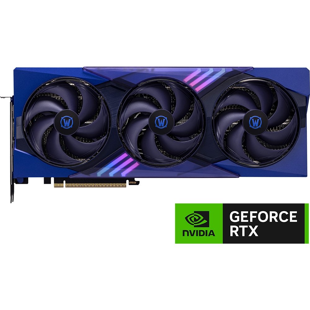 MSI GeForce RTX5070 OC Wowコラボ　レシート付き RTX 5070 12GB WoW Midnight Void MSI OC | KaBuM!
