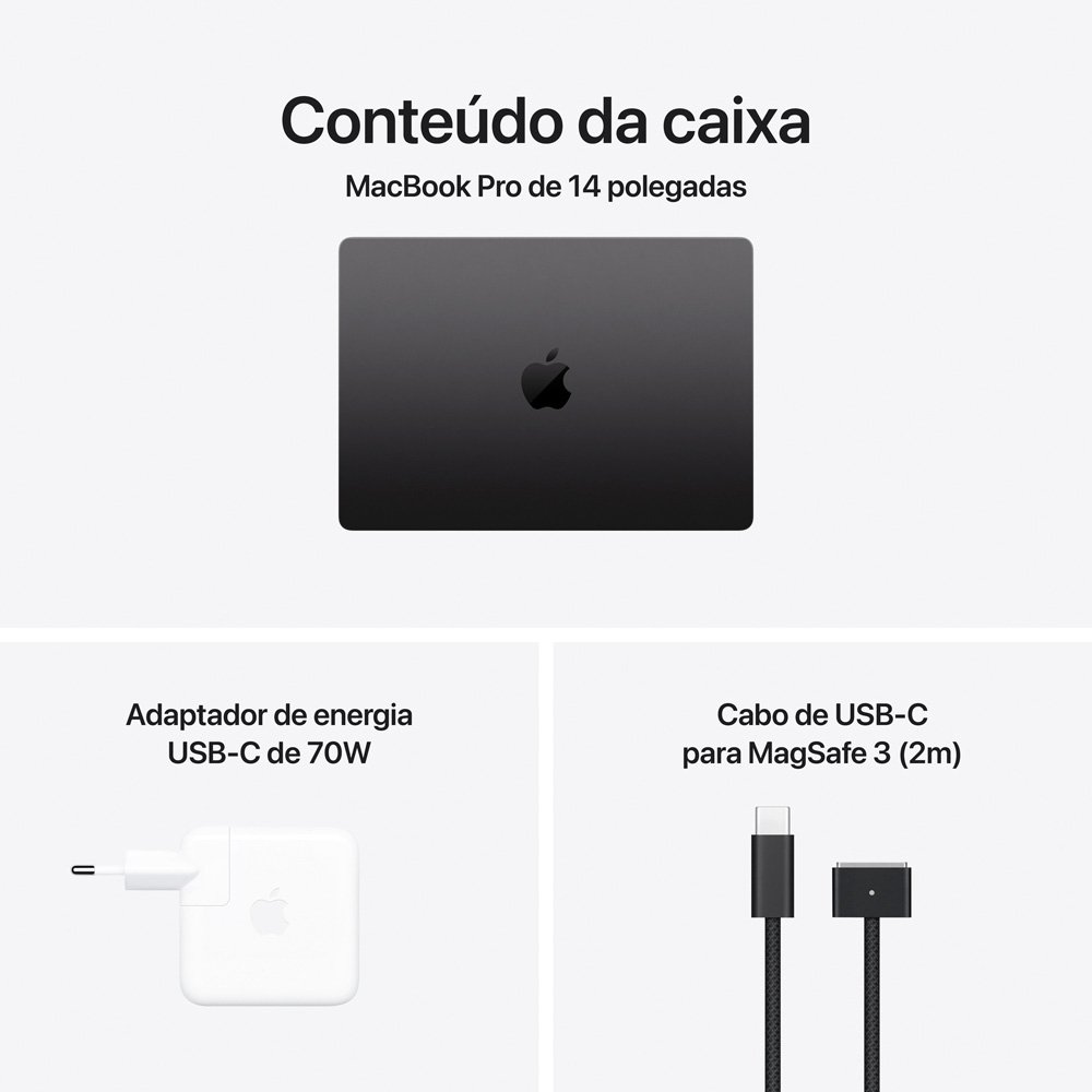 MacBook Pro 14 Apple Chip M5 32GB 1TB SSD | KaBuM!