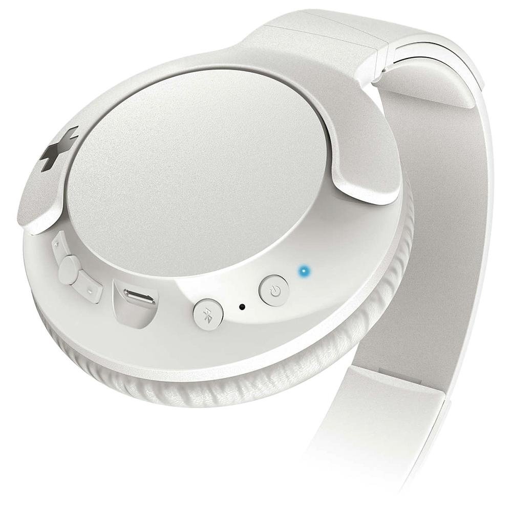 Headset Bluetooth Philips Bass+ Branco - SHB3175WT/00 Headset Bluetooth Philips Bass+ Branco - SHB3175WT/00