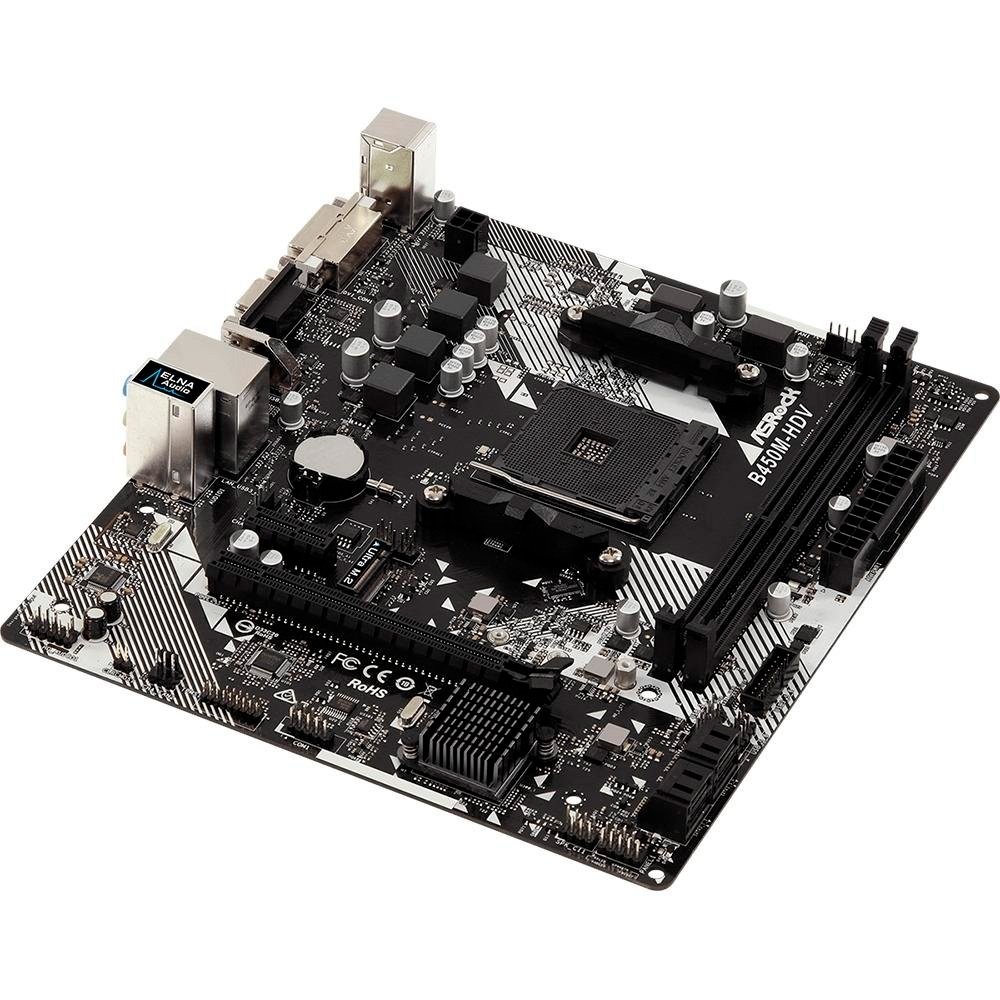 Kit AMD Ryzen 5 4500 + Placa-Mãe B450M | KaBuM!