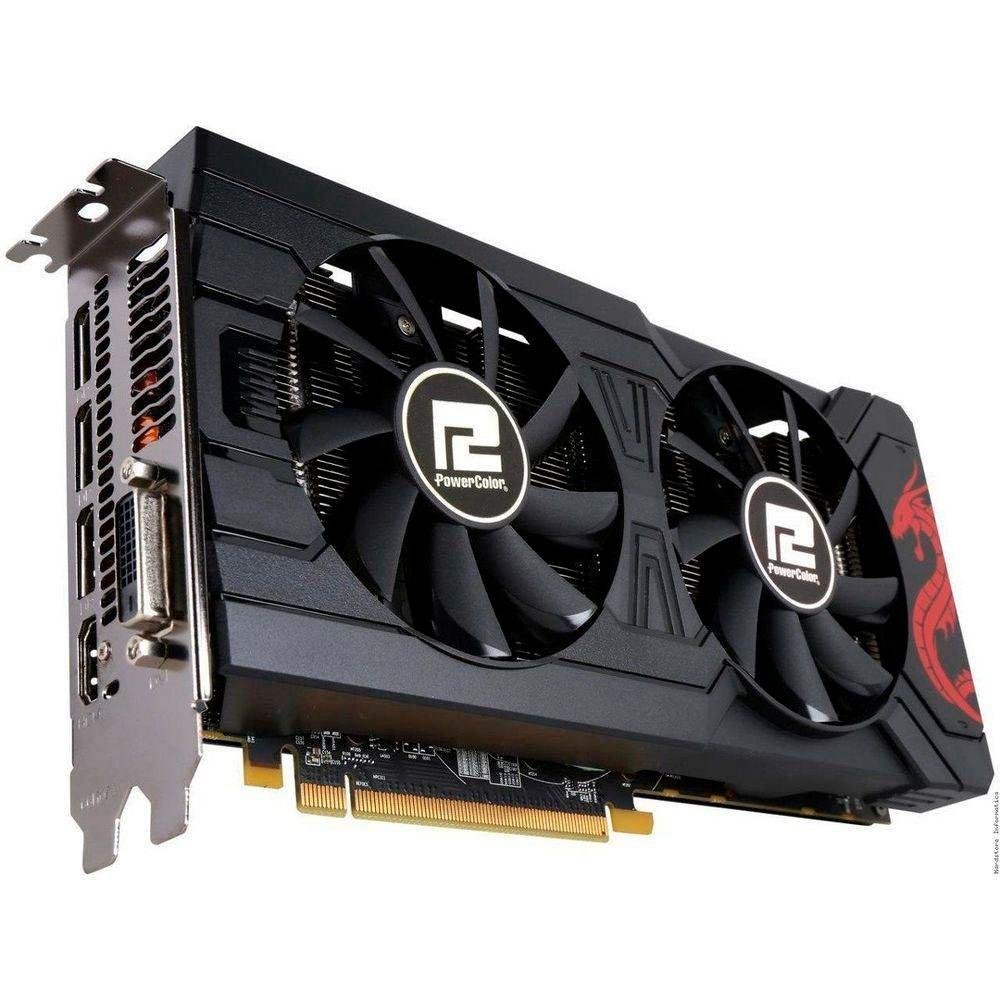 Placa de Vídeo PowerColor Red Dragon AMD Radeon RX | KaBuM!