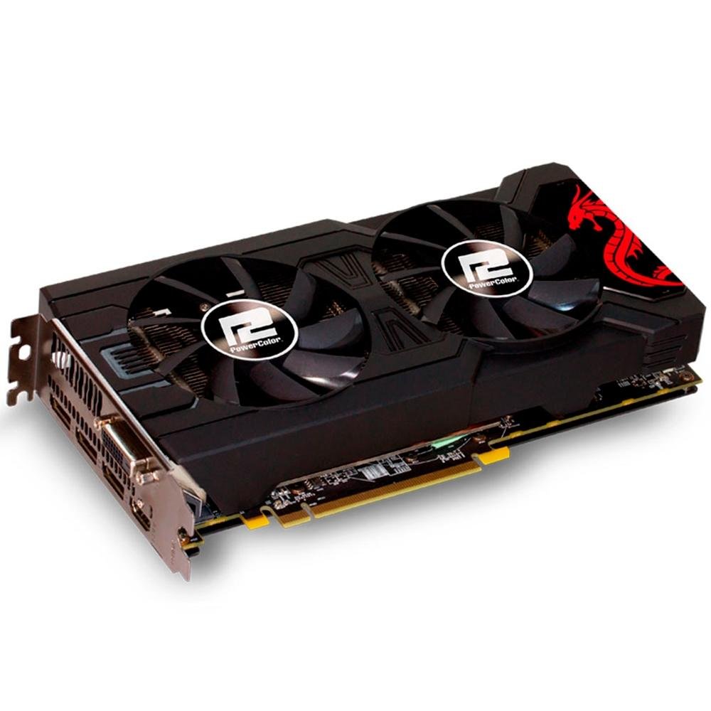 Placa de Vídeo PowerColor Red Dragon AMD Radeon RX 570 4GB, GDDR5 - AXRX 570 4GBD5-3DHDV2/OC