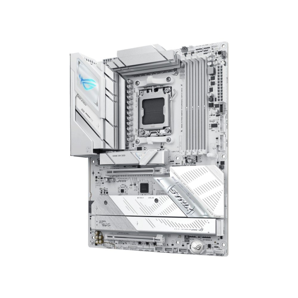 Placa Mãe ASUSROG STRIX B850-A GAMING WIFI7 NEO, AMD AM5, ATX, DDR5, Wi-fi 7, Branco - 90MB1P10-M0EAY0