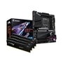 Memória RAM Kingston Fury Beast, 128GB (4x32GB) + Placa-Mãe Gigabyte Z790 Aorus Elite AX
