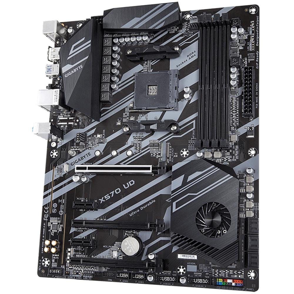 Placa-Mãe Gigabyte X570 UD, AM4, ATX, DDR4, Preto - X570 UD